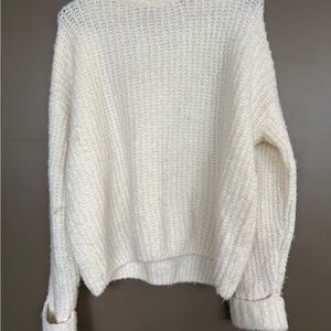 Wild Fable Soft White Knit Sweater